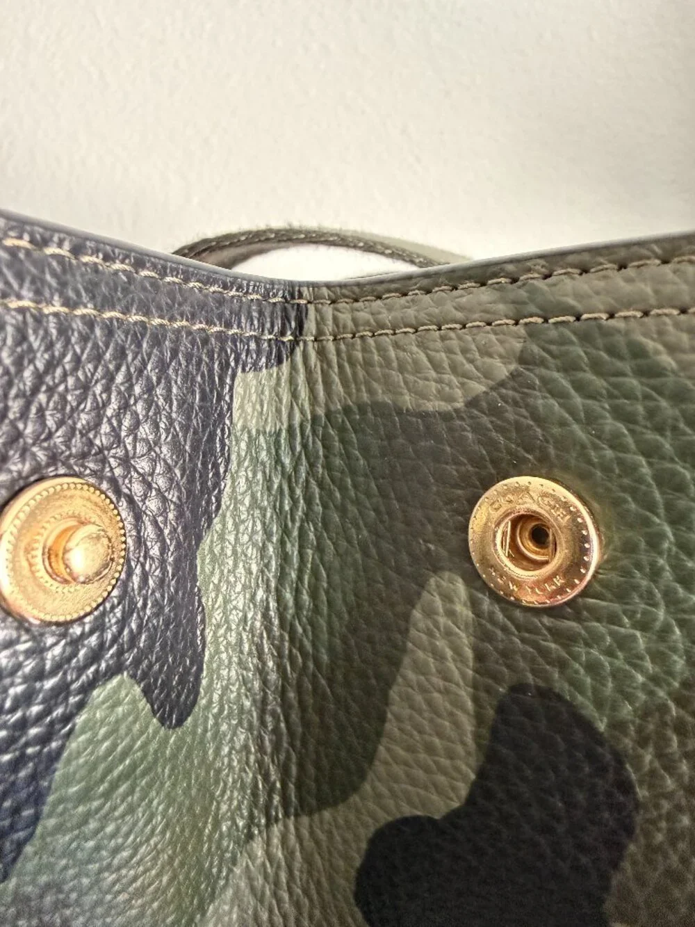 Coach Camo Large Smith Tote Bag With Camo Print - like new without tags